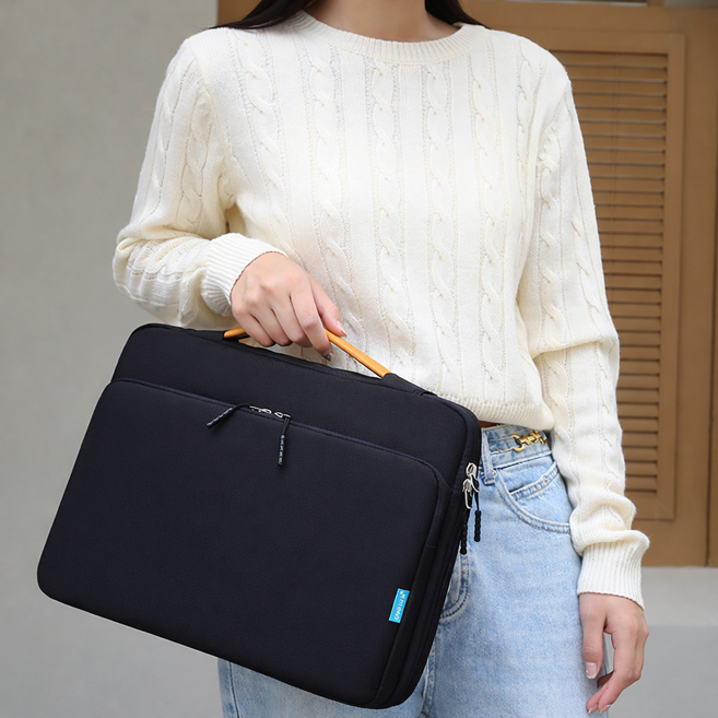 데일온 직장인 데일리 대용량 노트북 가방, 1개, 블랙