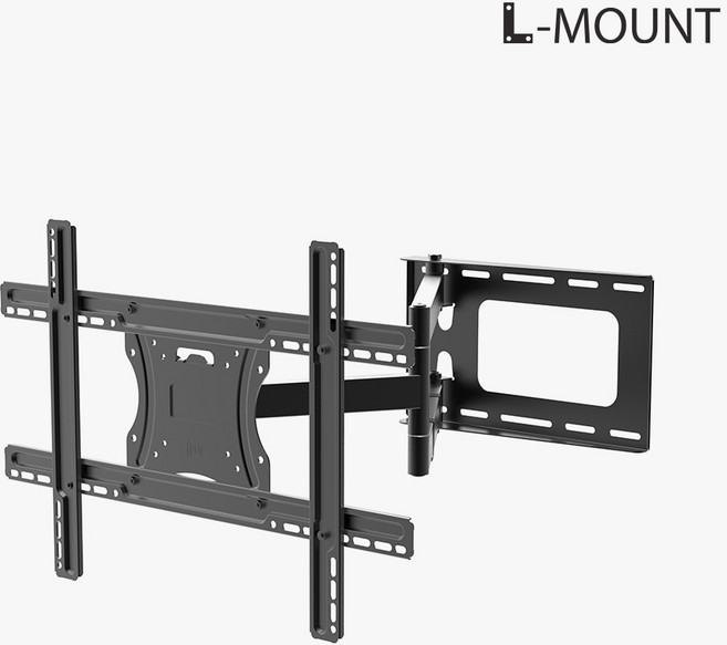 엘디엘마운트 풀모션 롱타입 상하좌우 각도조절 TV 벽걸이 브라켓 35 ~ 65인치 최대 35KG 삼성 LG 호환 APL-64TVSL, 1개