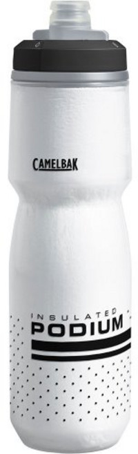 카멜백 포디움 칠 보냉 자전거 물통 24온스 710ml, 1개, 화이트 블랙
