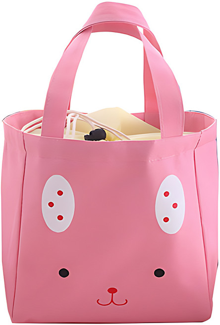 캐릭터 캔버스 보온 보냉 런치 쿨러백 5L, 1개, 토끼