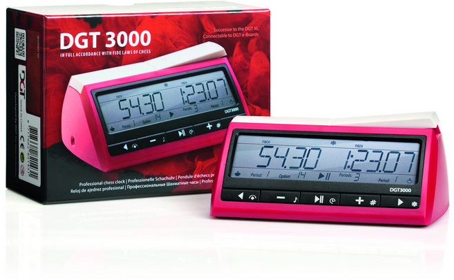 DGT3000 디지털 체스 시계 / 대회 연습 학원 전문가용, 1개