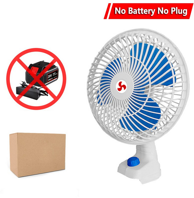 무선 캠핑 팬 야외 낚시 데스크탑 휴대용 금속 강한 바람 맞는, 1. No battery No plug, 1개