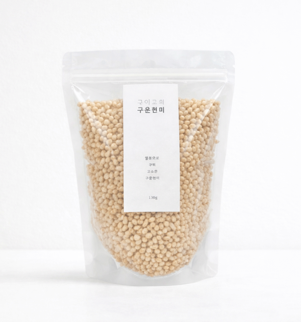 고이고희 국내산 100% 볶은현미, 1개, 130g