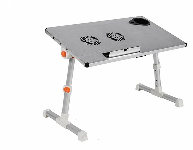 Majextand 맥북 노트북 스탠드 얇은 휴대용 통풍 인체공학적 최대 적합, 03 Silver