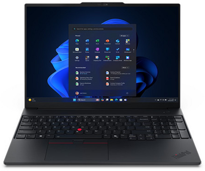 레노버 2026 씽크패드 E16 G3 AI 코어5 인텔 14세대, Black, 21TF000CKR, 512GB, 16GB, WIN11 Home