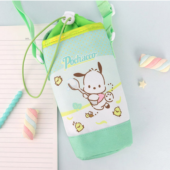 포차코 맥스포켓 물병 파우치 크로스 멀티 수납공간 으로 다양한 수납가능, 1개, 민트