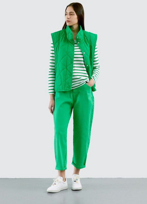 제시뉴욕 여성 편한 바지 비비드 데님 팬츠