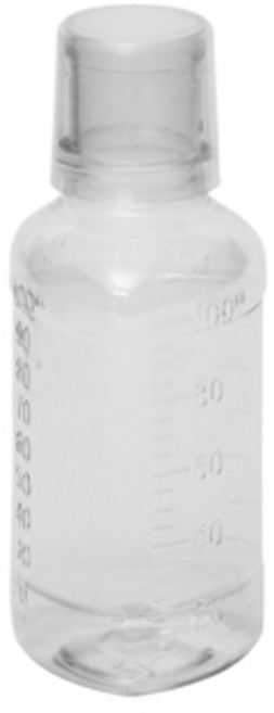 국산 맑고 투명한 PT 계량컵형 투약병 100ml, 100개