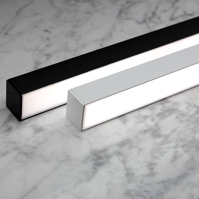 국산 LED 슬림라인 인테리어 조명 일자등 다용도등 카페등 상가등 주방조명, 화이트, 주광색(6500k)