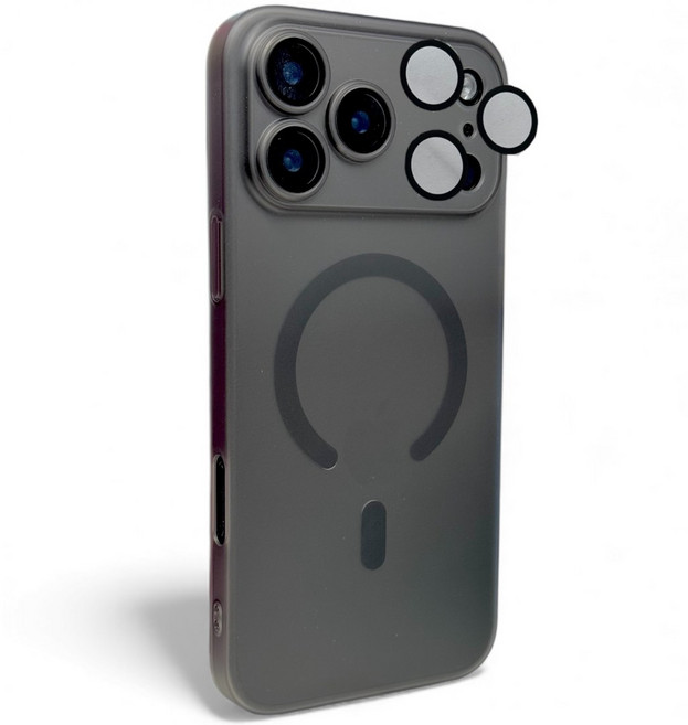 SUMSTU 렌즈 커버 아이폰 맥세이프 매트 베이직 풀커버 케이스