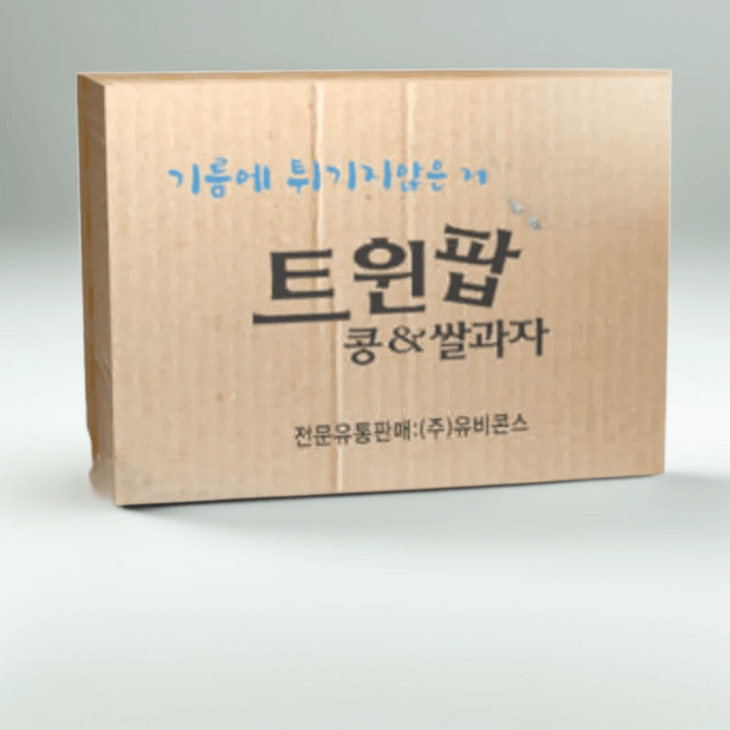 대용량 트윈팝 병아리콩 쌀과자 2.5kg 기름에 튀기지않은 저칼로리 스낵, 1박스