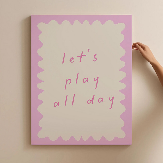 모던 동물 일러스트 아이방 인테리어 그림 27종 캔버스 그림액자 19-27 아기방 벽장식 동물그림, 23.플레이올데이