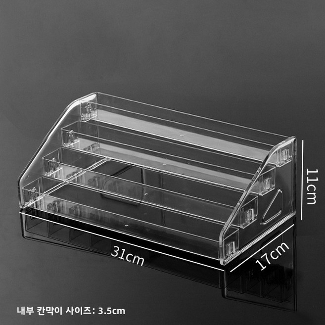 미니카진열장 토미카진열장 핫휠보관함 미니카보관함 1대64케이스 1대64진열장 아크릴케이스 투명쇼케이스 계단식진열대 미니카전시대 장난감자동차보관함 토미카케이스, 1개