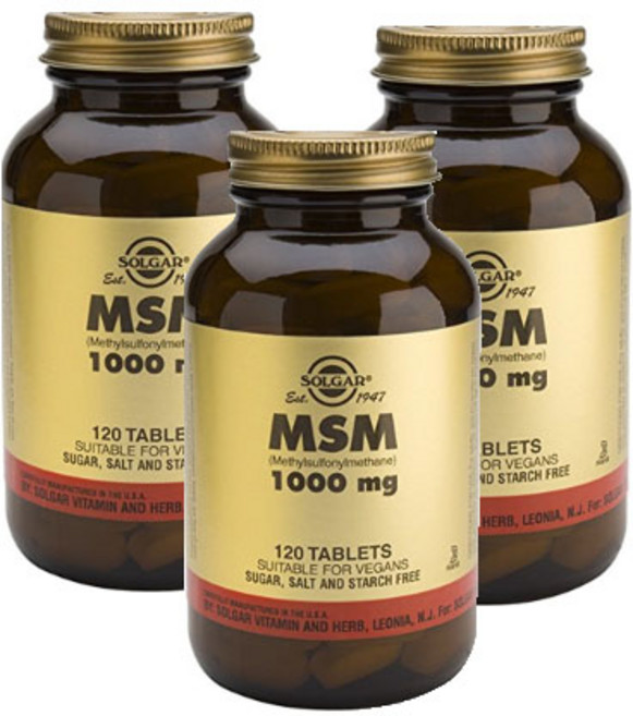 솔가 MSM 1000mg 타블렛, 120정, 3개