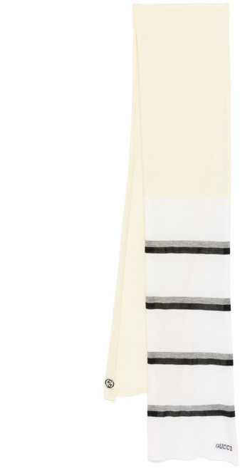 구찌 중고 스트라이프 울 스카프