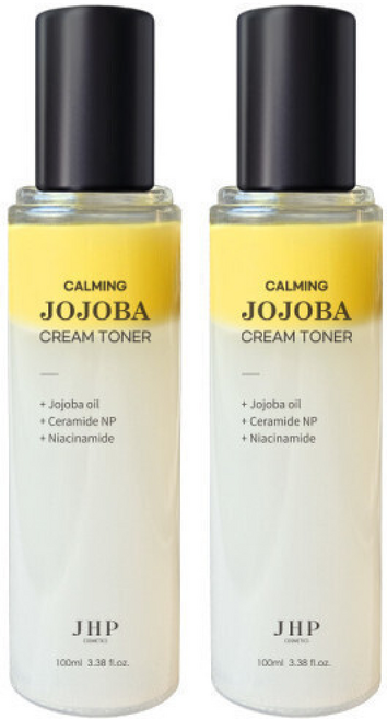(10추가할인) JHP 호호바 크림토너 100ml 2개 /미백기능성/사계절 레이어드 수분밀착 호호바 오일크림토너