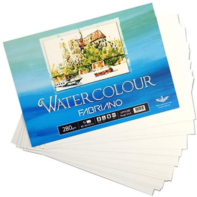 삼원 파브리아노 아트페이퍼팩 워터컬러 낱장팩 280g 수채화 종이 15매 보급형