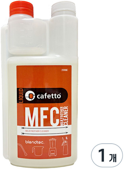 99.9% 박테리아박멸 탈취 카페토 우유라인 세정제, 1개, 1L