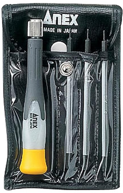 아넥스 ANEX 정밀드라이버 교체식 슈퍼핏 헥스 로브 비트 3본조 No.3602