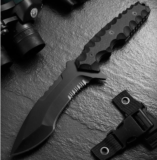 [아이언윌] 캠핑용 칼 캠핑칼 수집용 전술나이프 생존 정글도 간지 전투나이프 택티컬 택티칼 단검 가이아 장검, 1개