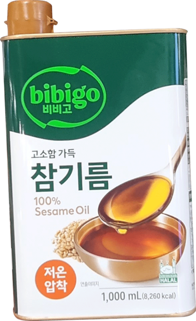 CJ 비비고 참기름, 3개, 1L