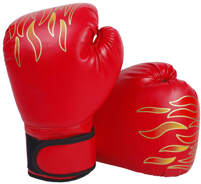 히즈플랜 연습용 복싱 글러브, 레드, 1개