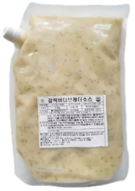 코다노 갈릭버터 브레더소스 2KG 마늘빵 달달한맛, 2개