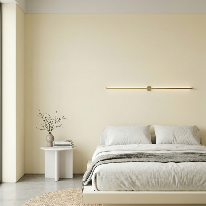 헤인느 붙이는 벽지 시트지 풀없이 셀프 도배 60cm x 10m, 버터옐로우