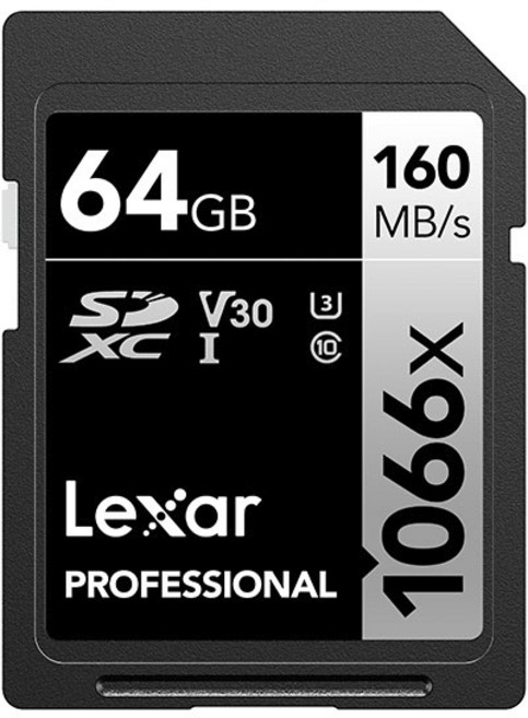 렉사 SD카드 LSD10660 블랙, 64GB, 1개