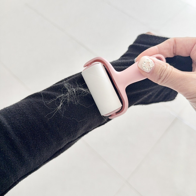 미니 돌돌이 먼지 털 소형 옷 의류 롤클리너 리필 휴대용 끈끈이 롤러, 바로출고, 1개