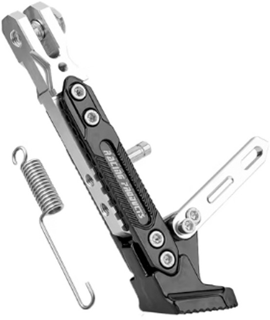 스쿠터 오토바이 바이크 스탠드 발받침대 거치대 받침대, 실버, 1개