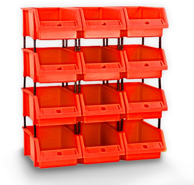 다용도 부품상자 연결대포함 부품박스 부품함 공구정리함, 1세트