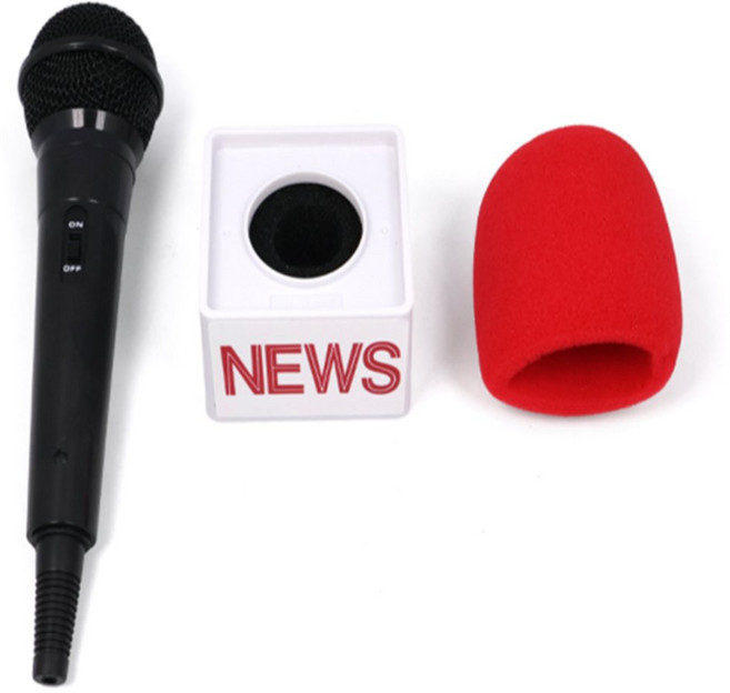 굿리얼 가짜 NEWS 마이크 가짜마이크모형