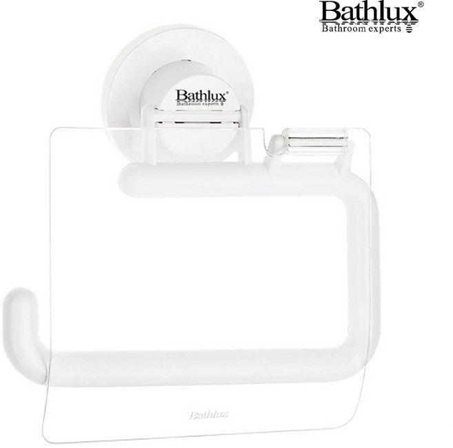 베스럭스 흡착식 휴지걸이 투명 욕실 무타공 REF-50401, 1개