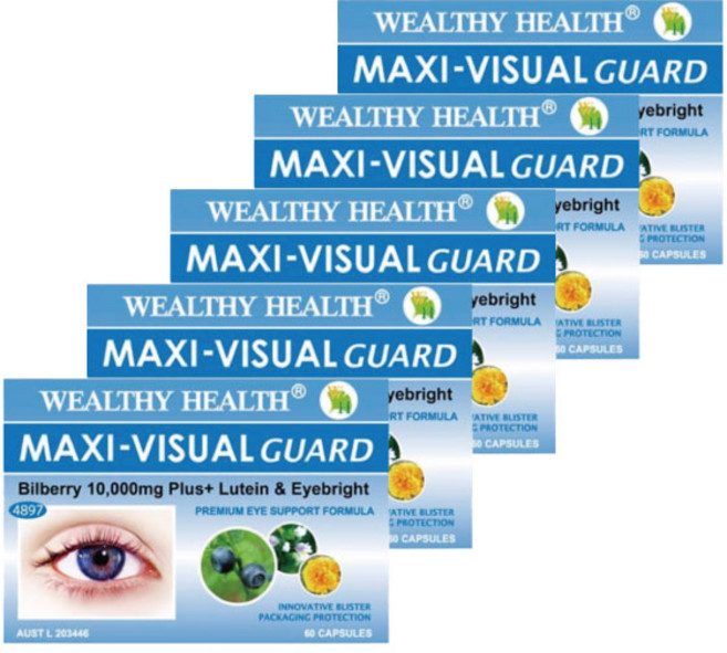 웰시헬스 루테인 빌베리 안토시아닌 5mg 빌베리 10000mg 60정 호주 웰시헬스 5개