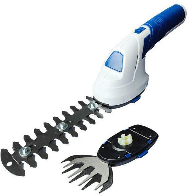 소형 예초기 전동 충전식, 7.4V 흰색 상자형 헤지 트리머, 1개