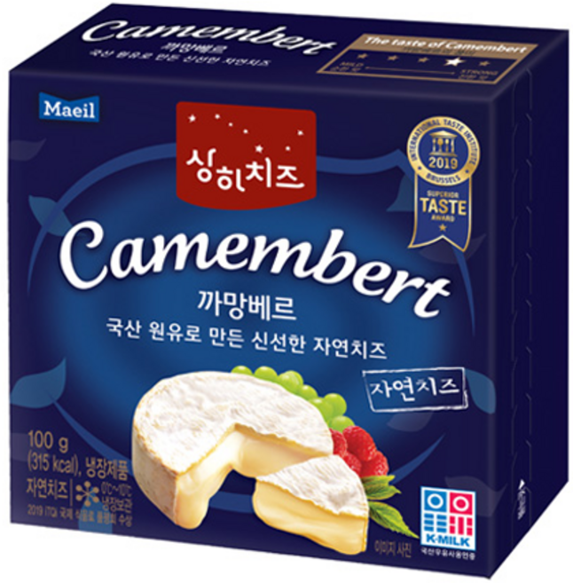 매일 상하치즈 까망베르치즈 100g 냉장무료배송, 12개