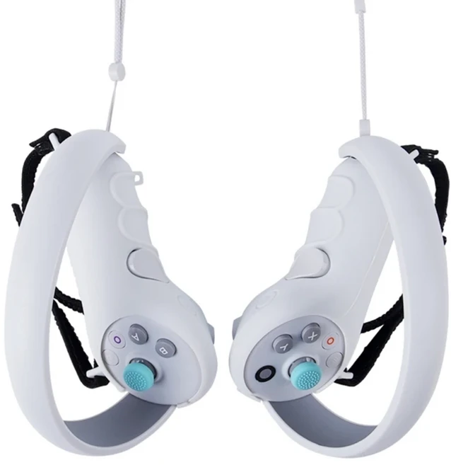 던짐 방지 컨트롤러 쉘 그립 커버 Pico 4 VR 핸들 보호 파우치, 01 for grey