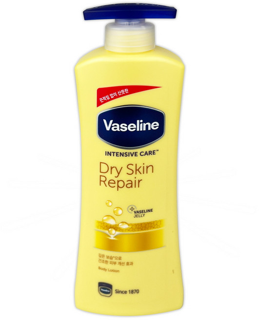 바세린 인텐시브 케어 드라이 스킨 리페어 바디로션, 350ml, 1개