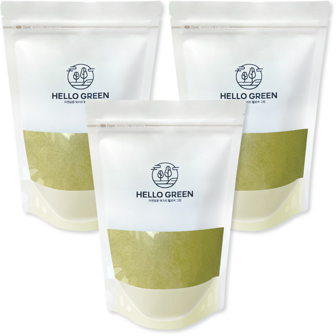 헬로우그린 모링가잎 분말 500gX3(팩) 총1.5kg, 3개, 500g