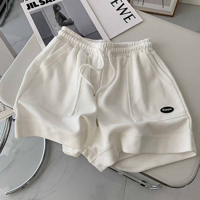 후암마켓 여자 A라인 하이웨스트 트레이닝 반바지