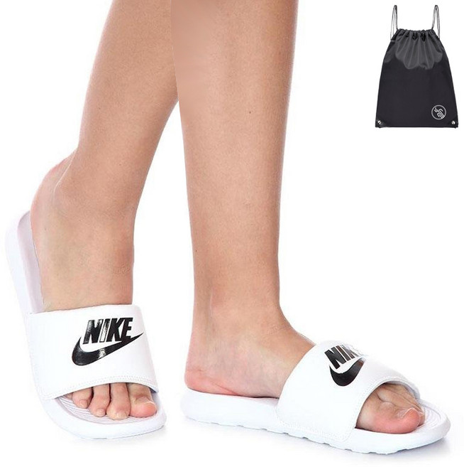 나이키 여성 폼 쿠셔닝 데일리 슬리퍼 화이트 (PGN짐쌕가방 지급)