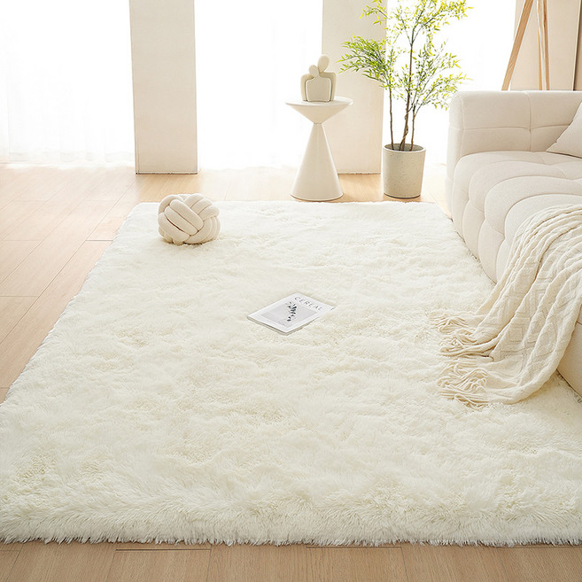 PPEAT 러그 사계절 고급 카펫 층간소음방지 극세사 포근한 터치미 털러그 침실 거실 카페트