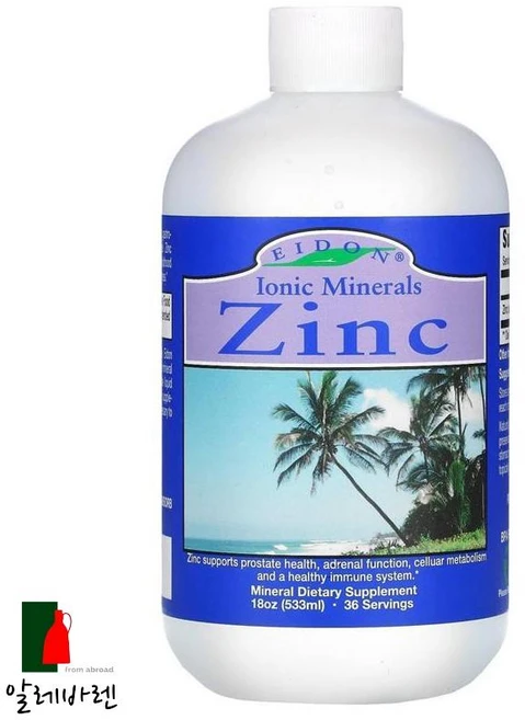 이돈미네랄서플리먼츠 아연 글루텐 프리 무설탕, 1개, 533ml - 쿠팡