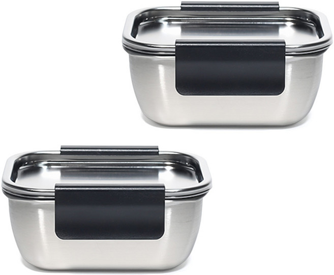 올품락 원쁠템 신개념 팩트 밀폐용기, 2개, 2호 510ml