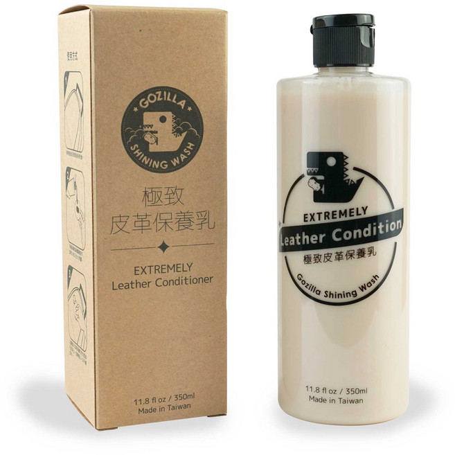 GOZILLA 極致皮革保養乳, 1個, 極致皮革滋潤保養乳 350ml, 350ml