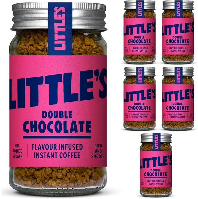 영국 리틀스 Little's Double Chocolate Flavoured Instant Coffee 더블 초콜렛 인스턴트 커피, 12개