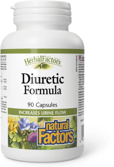 천연 허브 이뇨제 90캡슐 Diuretic Formula 네추럴팩터스 캐나다 직구, 90정, 1개