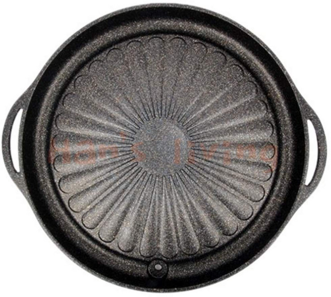 원형 전골구이팬 업소용고기불판, 1개