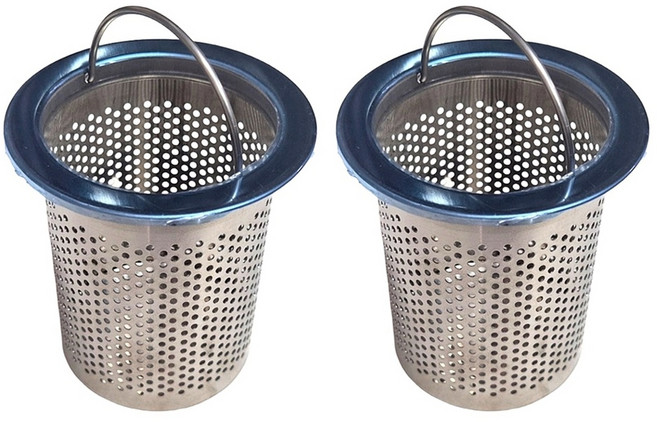 4BNK 스텐 씽크망 소, 실버, 2개